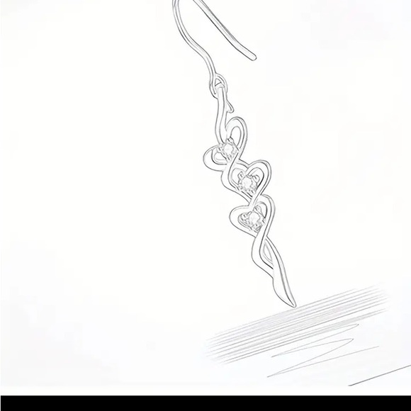 .925 dangling earrings - Picture 3 of 6